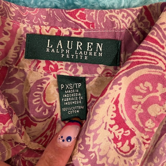 🔥Ralph Lauren Paisley Button-Up Shirt🔥 - Picture 3 of 5